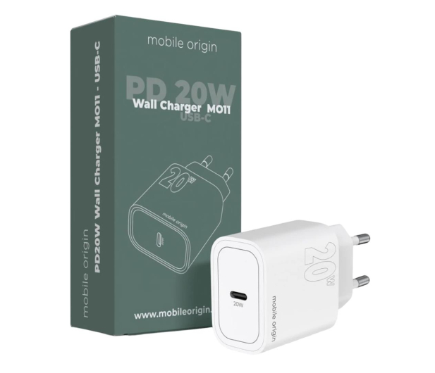 Mobile Origin PD20W Wall Charger MO11 1 USB-C - 1319543 - zdjęcie